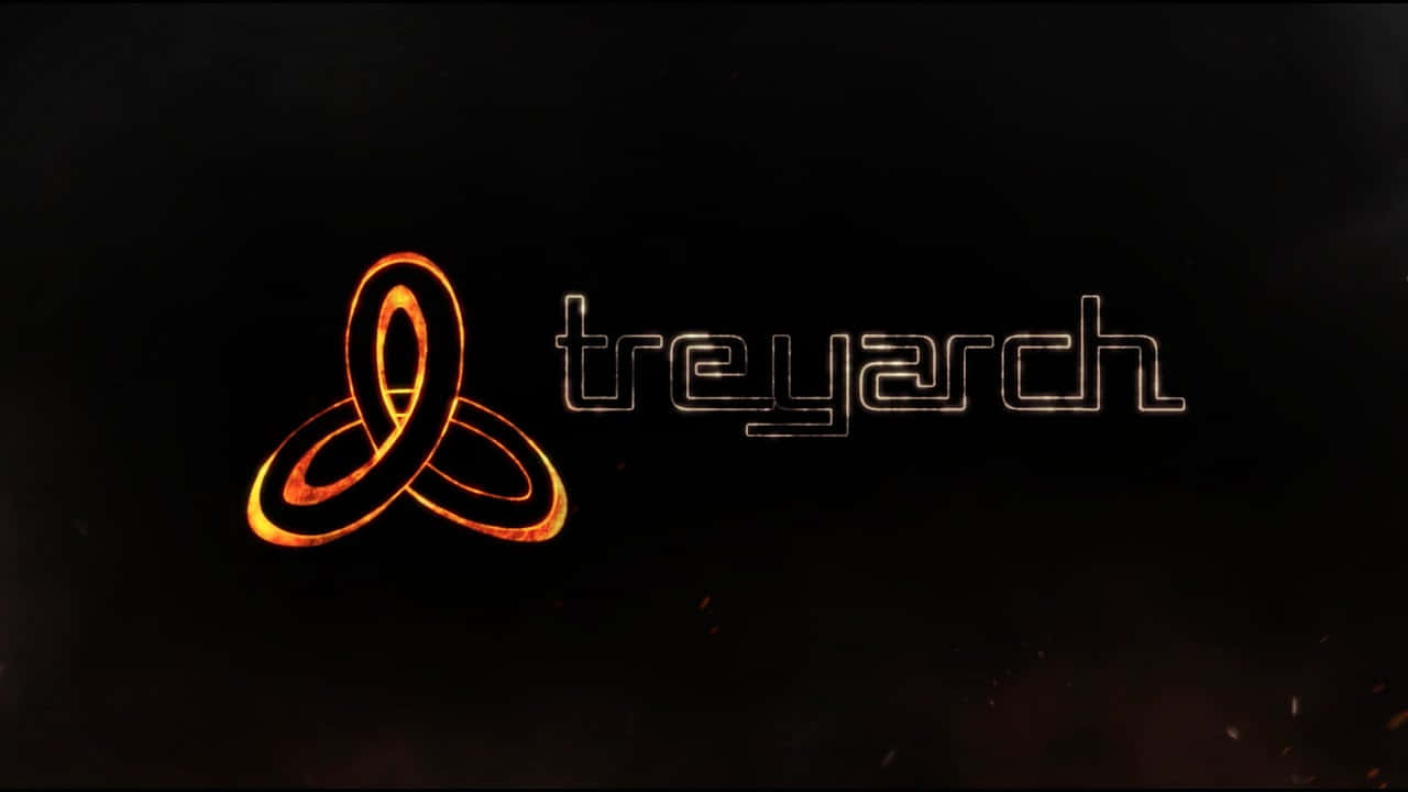 Treyarch, glowing orange, fiery texture, HD Desktop Wallpaper