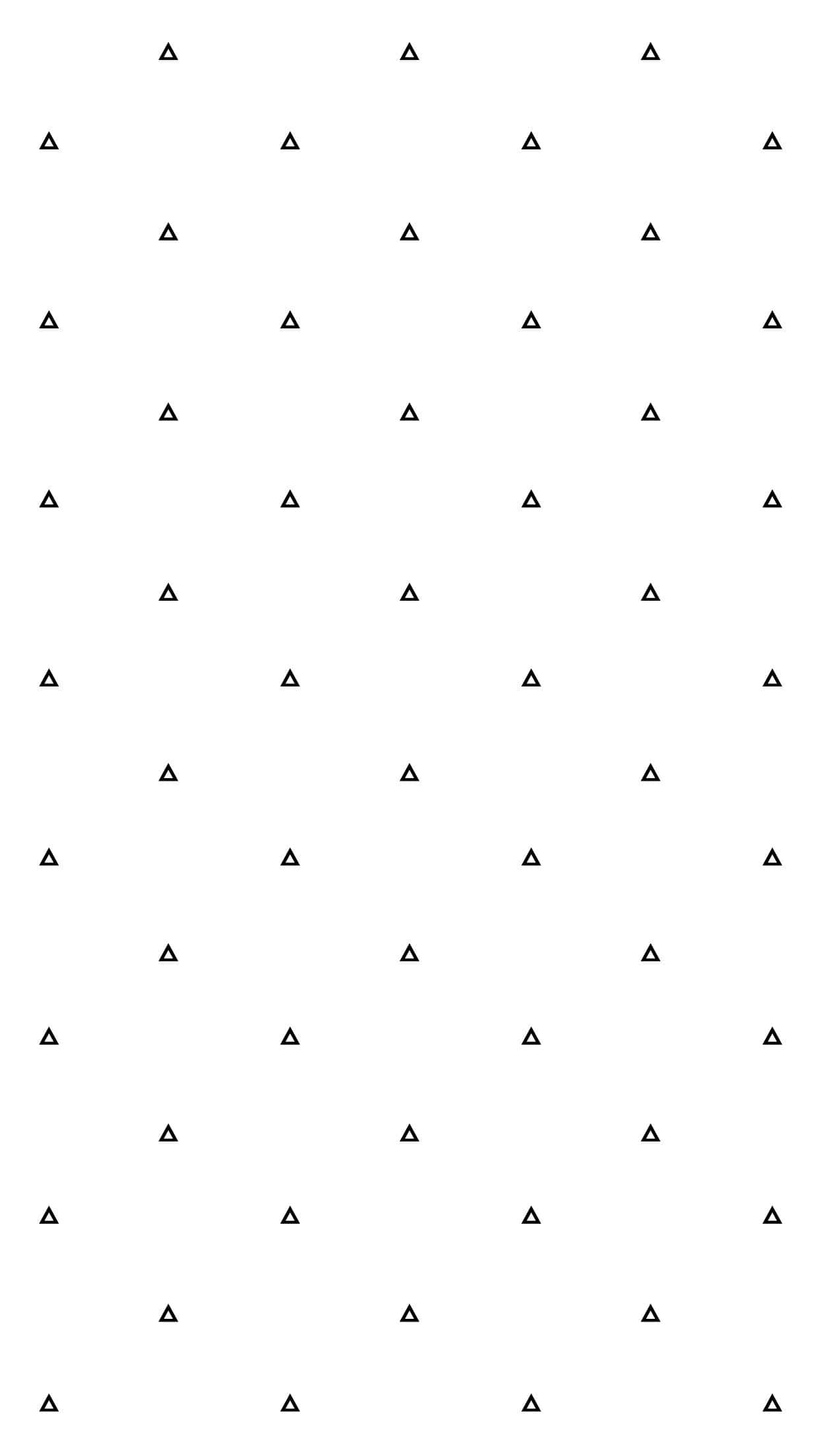 Triangle, black triangles, white background, Full HD Phone Wallpaper