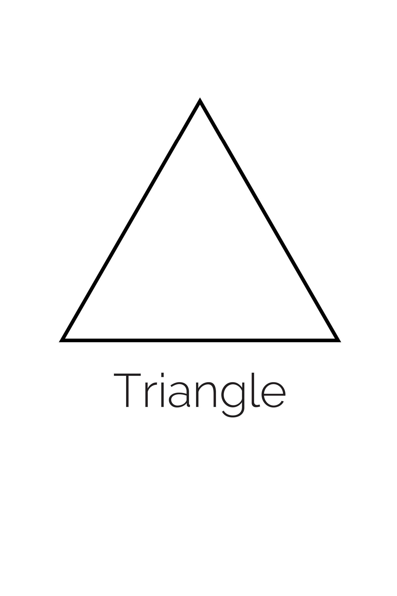 black triangle, white, outline, Full HD Phone Wallpaper
