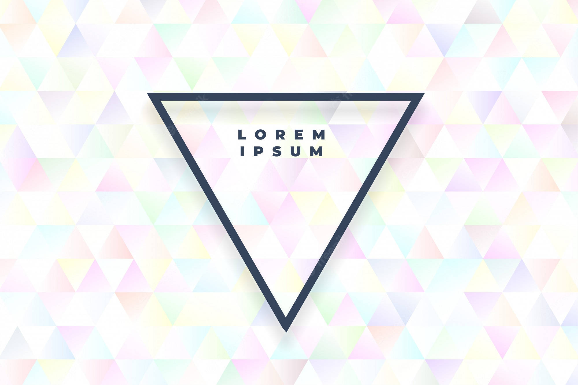 inverted triangle, placeholder text, pastel gradient, Full HD Desktop Wallpaper