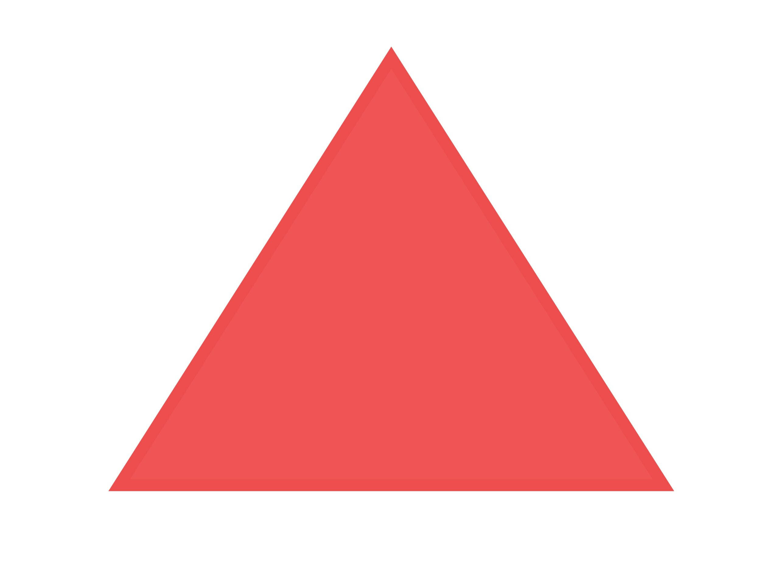 digital pale red triangle, coral red, white background, 2K Desktop Wallpaper