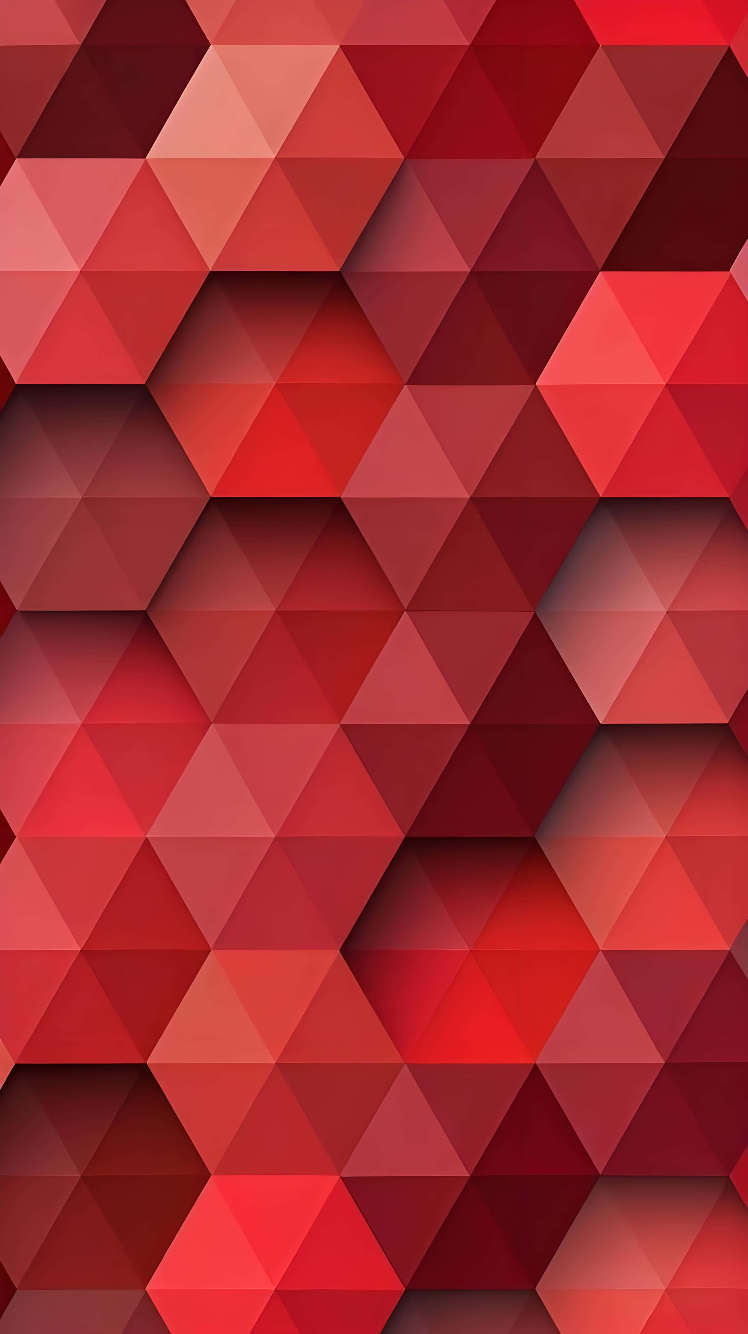 red triangles, interlocking red triangles, textured geometric wallpaper, 5K Phone Wallpaper