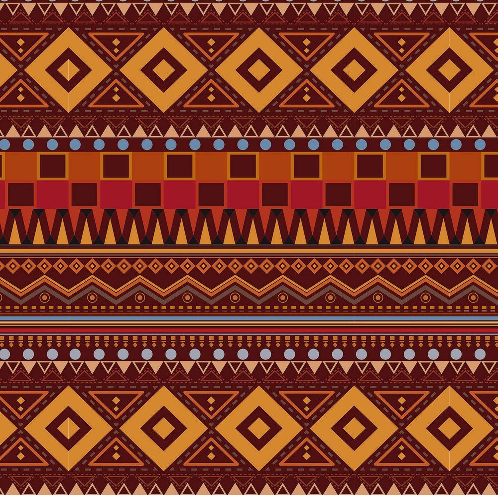 retro tribal pattern, geometric tribal pattern, repeating diamonds, Full HD Desktop Wallpaper