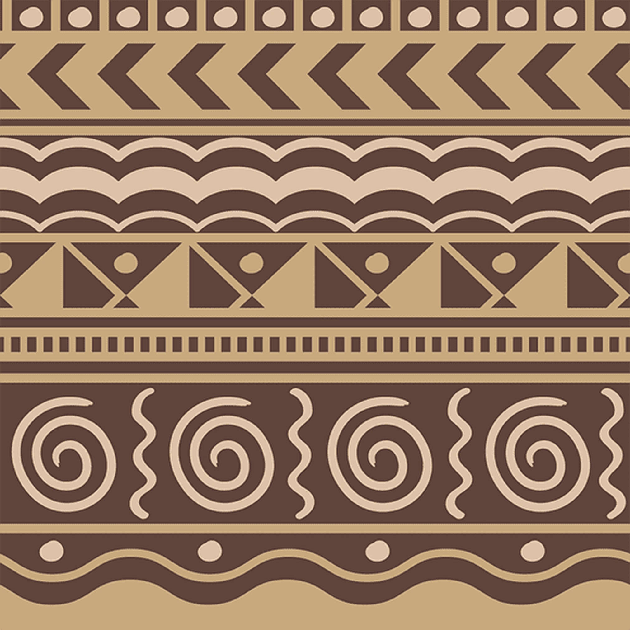 brown tribal pattern, geometric tribal motifs, chevrons, Full HD Desktop Wallpaper