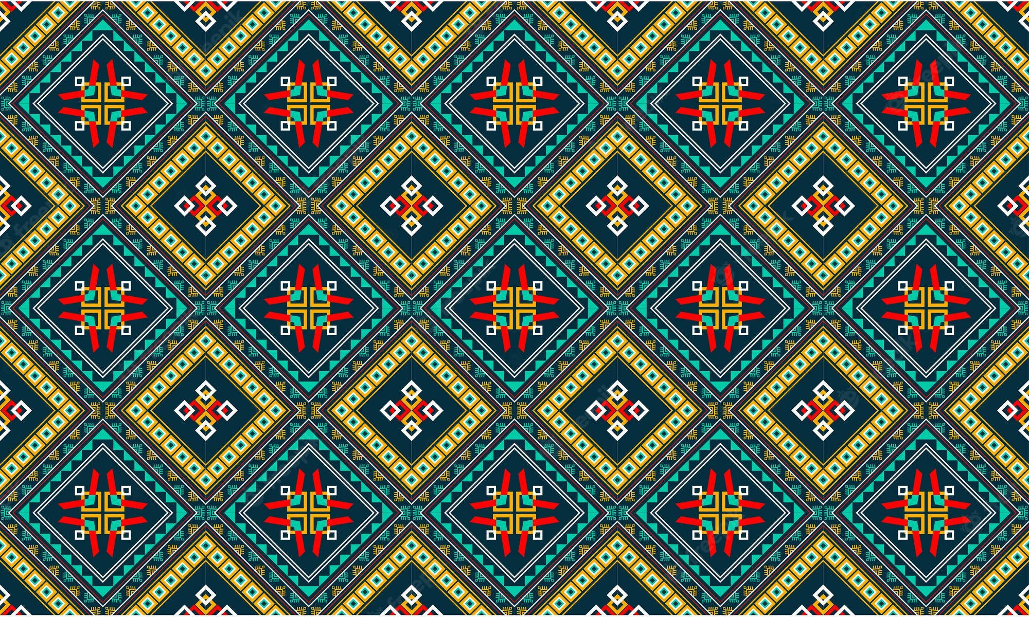 indigenous carpet artwork, geometric pattern, repeating diamond motifs, Full HD Desktop Wallpaper