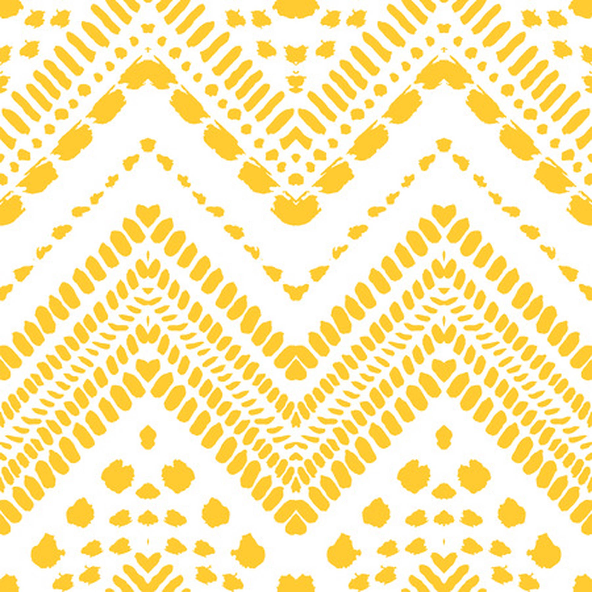 yellow tribal pattern, geometric patterns, symmetrical design, Full HD Desktop Wallpaper