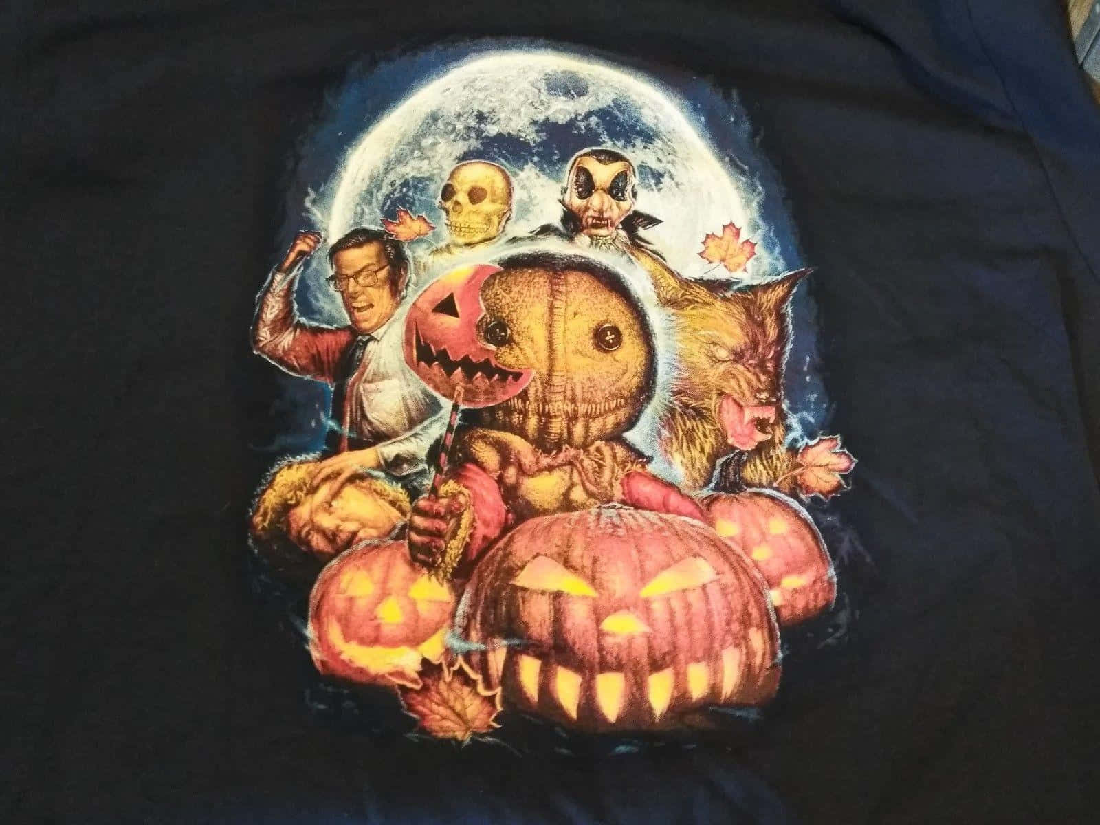 Trick r treat, jack-o'-lantern, pumpkins, HD Desktop Wallpaper