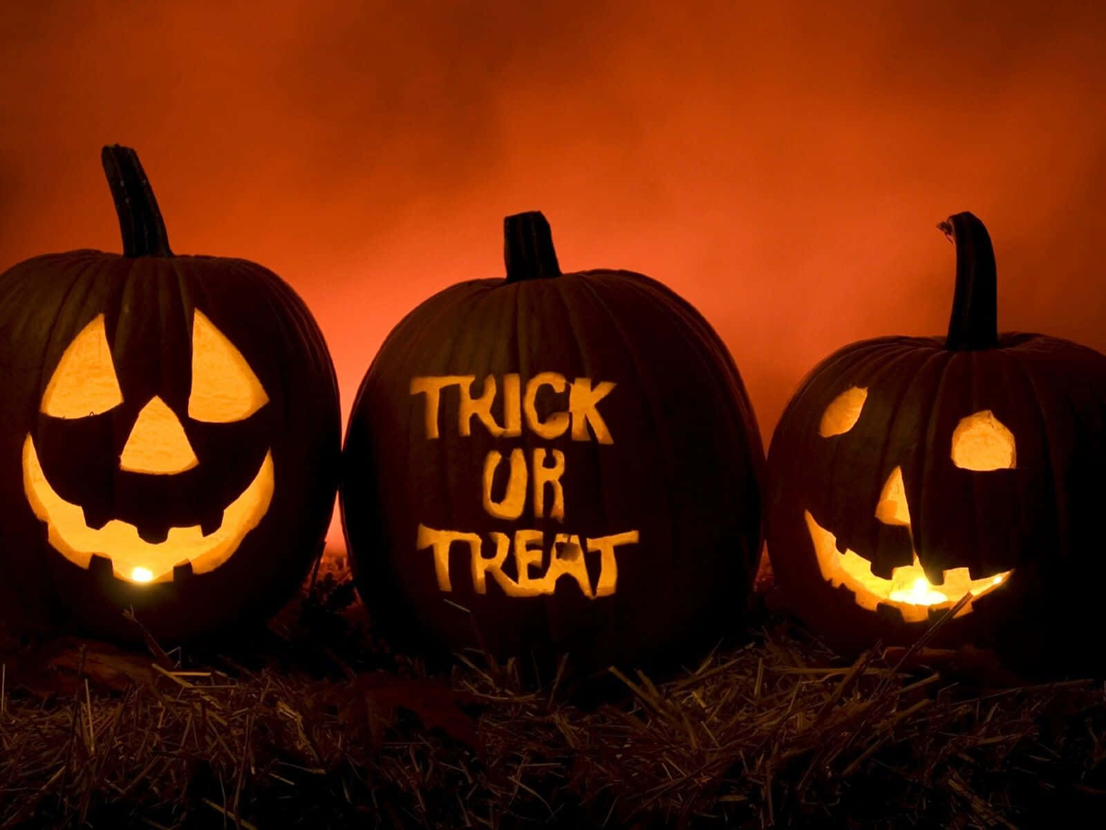 Trick r treat, jack-o'-lanterns, trick or treat, HD Desktop Wallpaper
