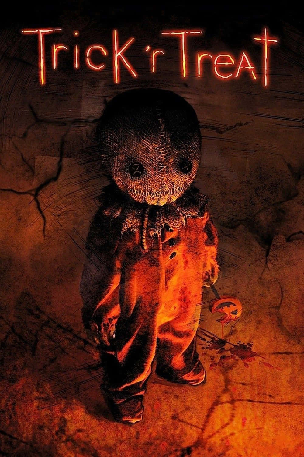 Trick r Treat, stitched doll, glowing eyes, HD Phone Wallpaper