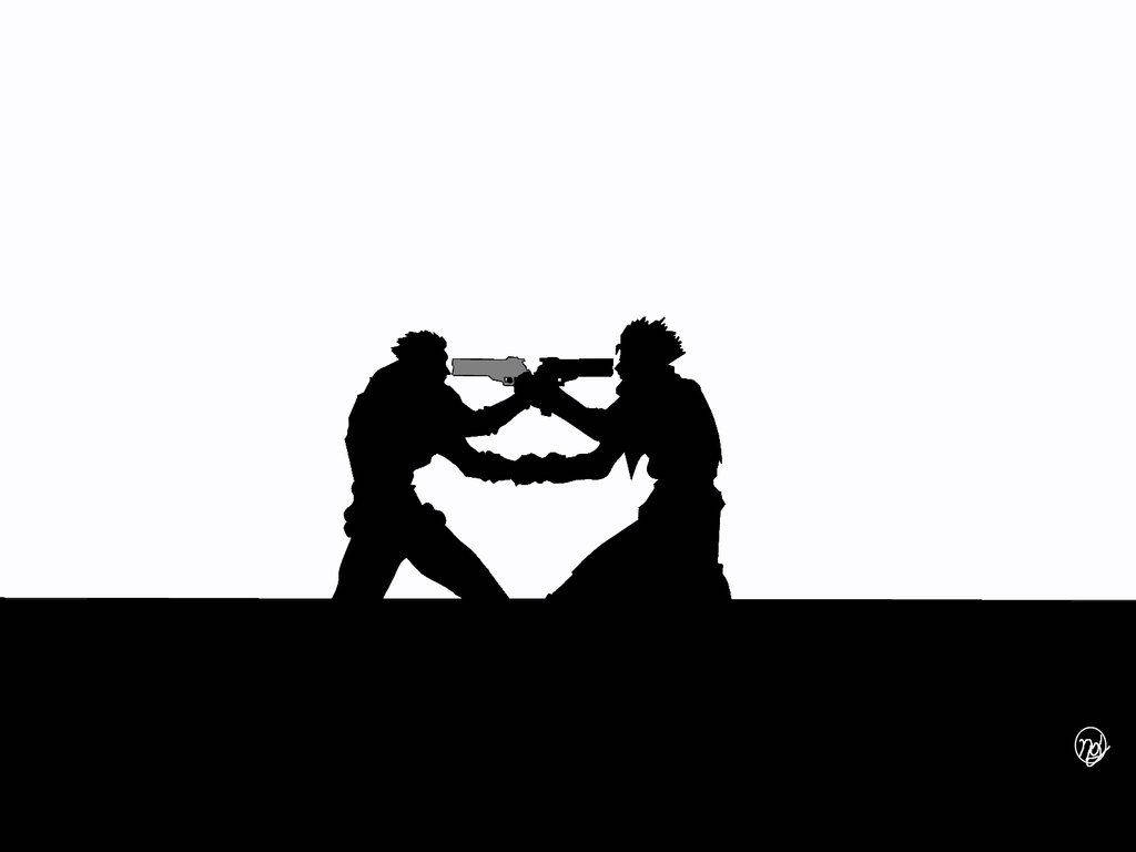 Trigun, Shadow Gun, standoff, SD Desktop Wallpaper