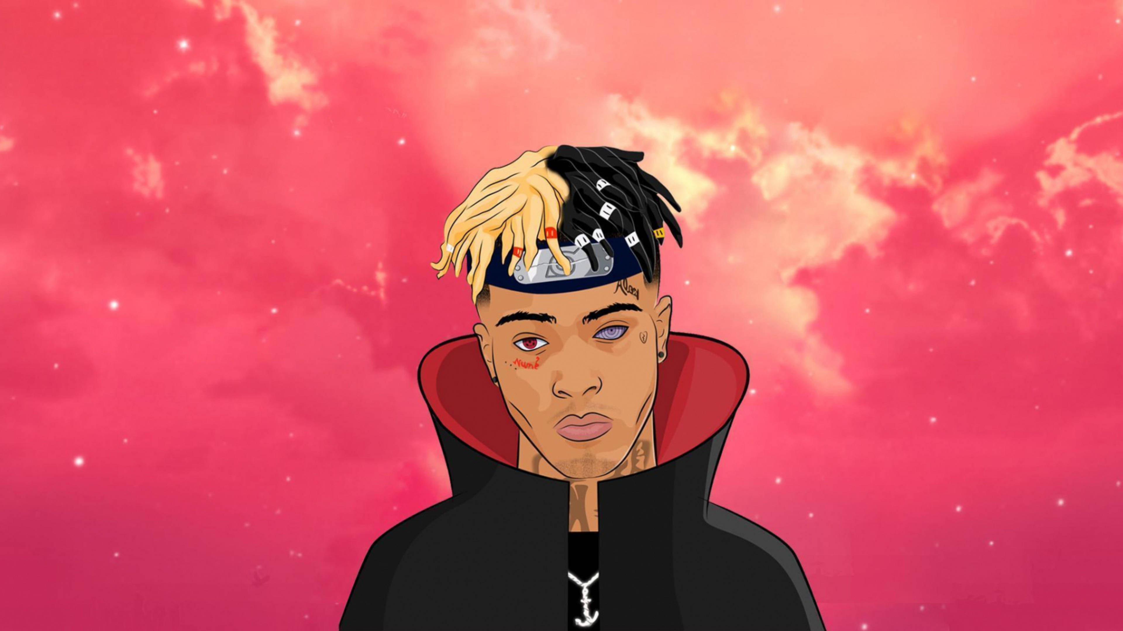 Trippie Redd, two-toned hair, tattoos, 4K Desktop Wallpaper