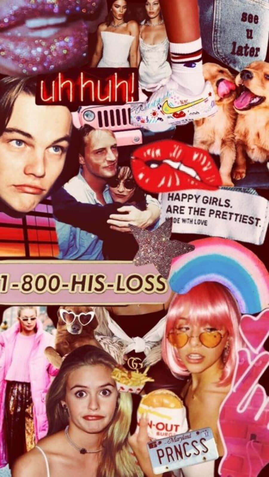 Vintage 90s Aesthetic, Baddie Vibes, pop culture icons, HD Phone Wallpaper