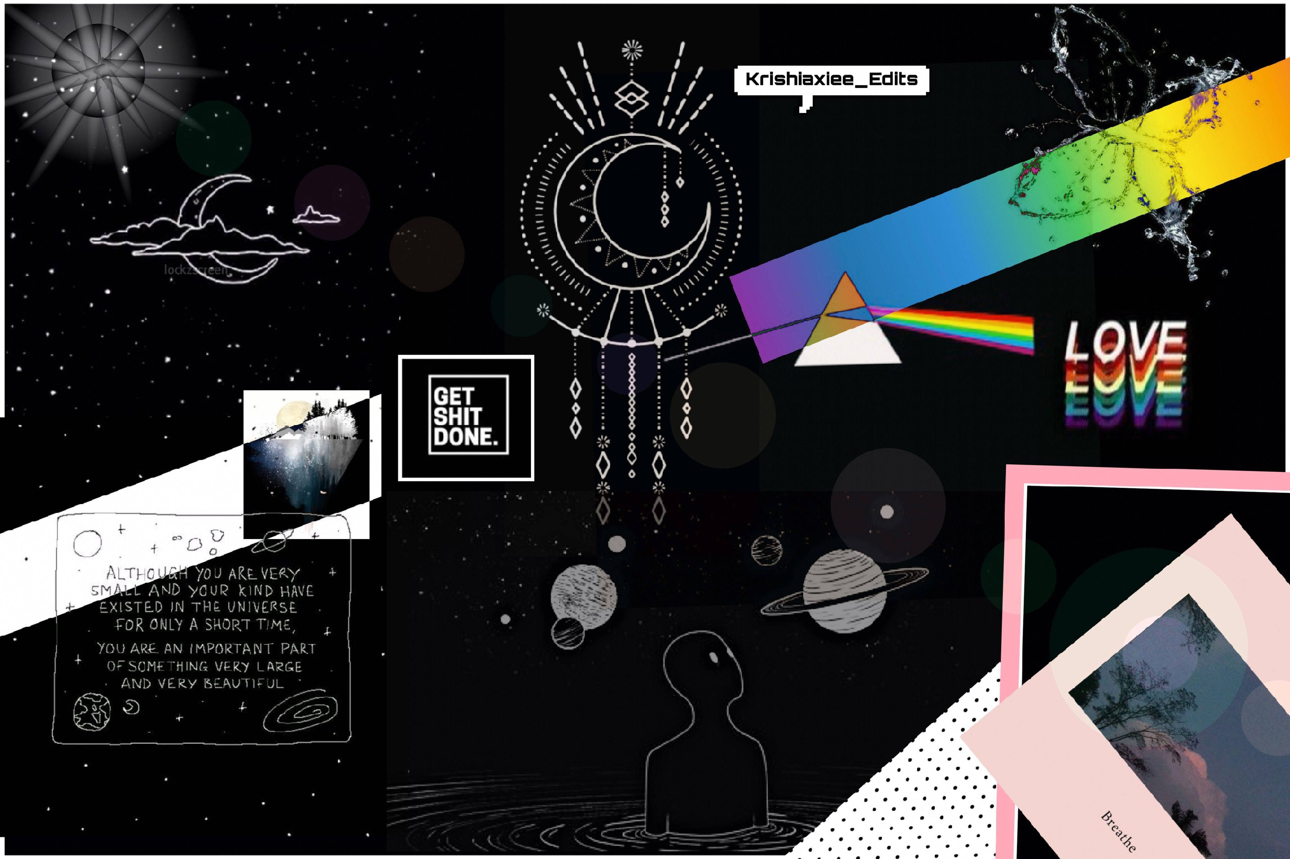 Baddie Aesthetic, celestial bodies, dreamcatchers, 4K Desktop Wallpaper