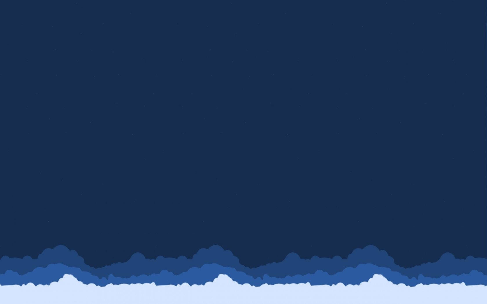 cloud vector aesthetic, dark blue, deep navy sky, HD Desktop Wallpaper