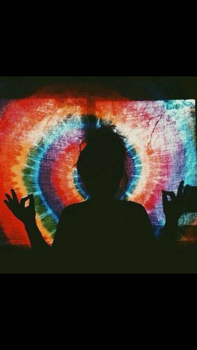 Trippy Aesthetic, meditation, tie-dye, SD Phone Wallpaper