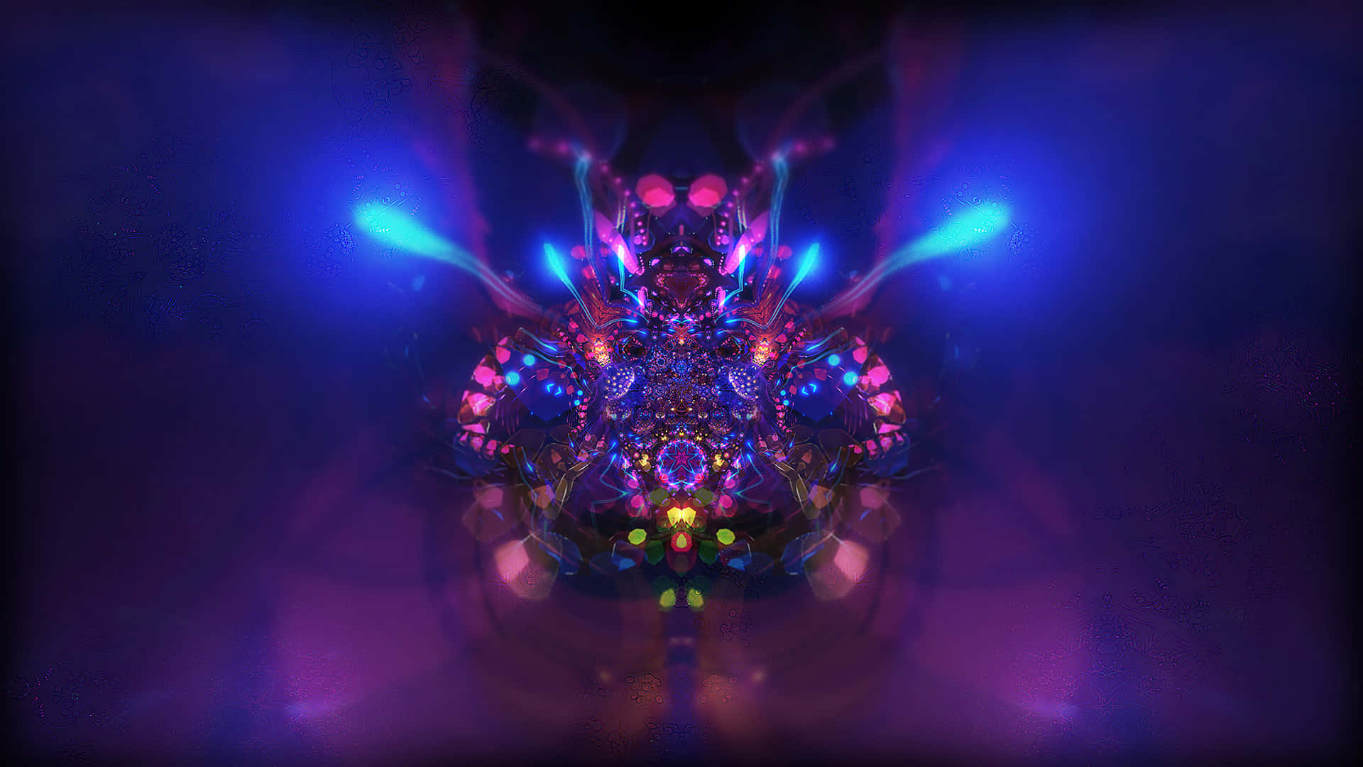 electric blue, magenta, deep purple cosmic background, Full HD Desktop Wallpaper