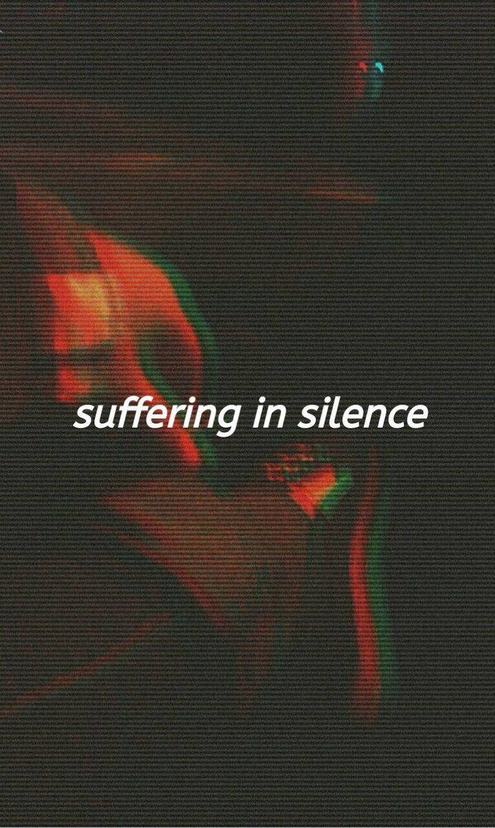 suffering in silence, glitchy dark portrait, red and green digital noise, SD Phone Wallpaper