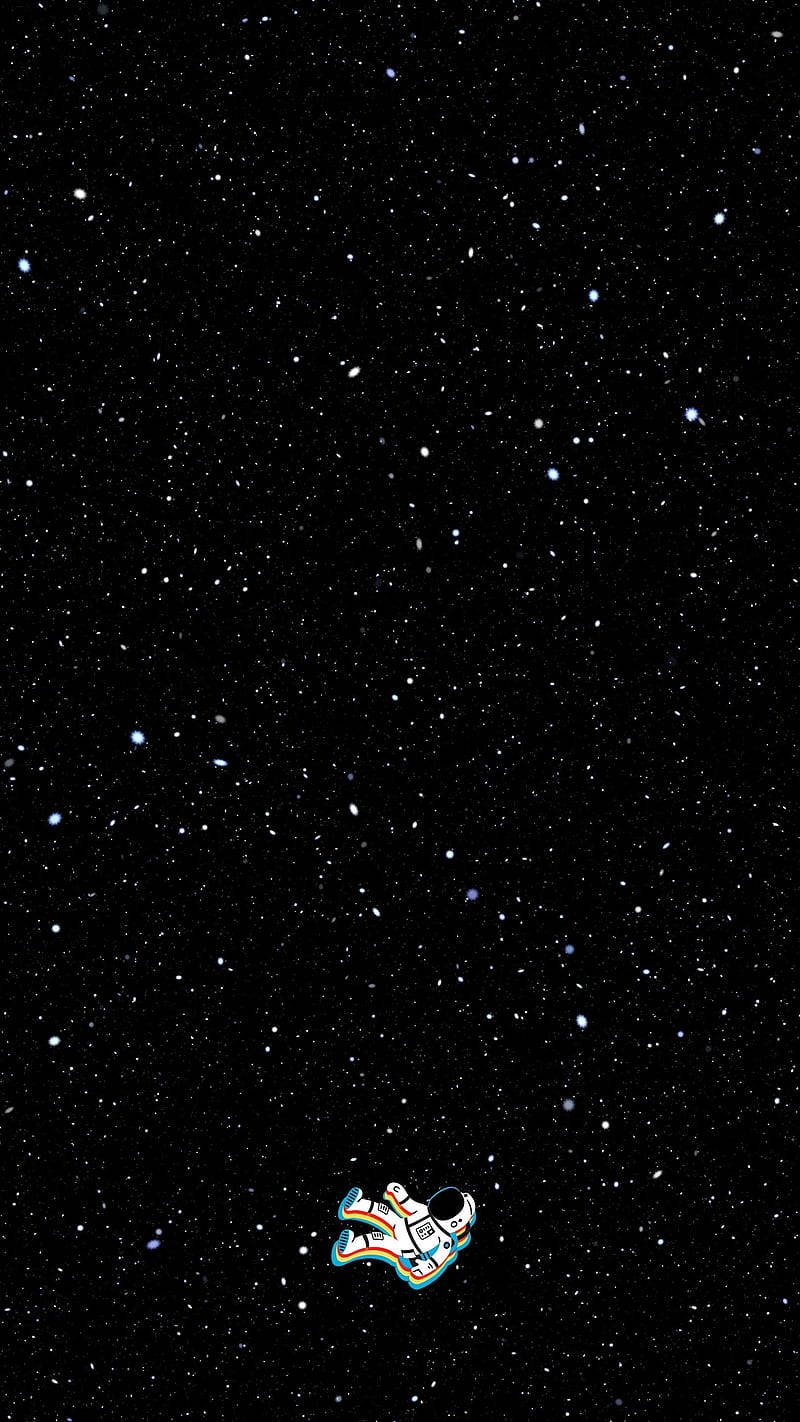 Trippy Aesthetic, astronaut, starfield, HD Phone Wallpaper
