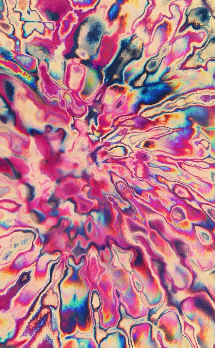 magenta, cyan, gold, SD Phone Wallpaper