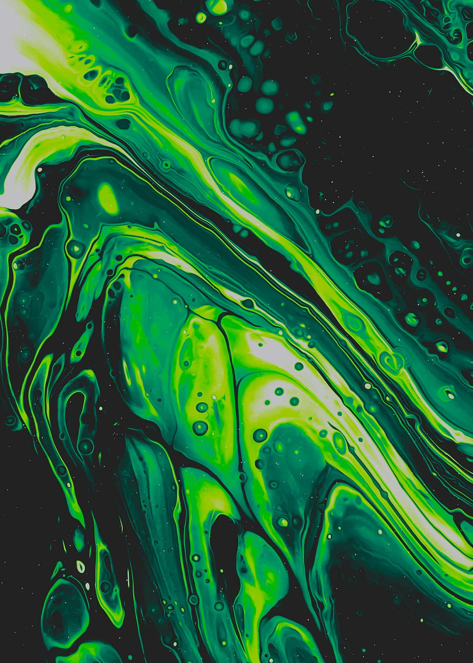 Trippy Art, green, black, Full HD Phone Wallpaper