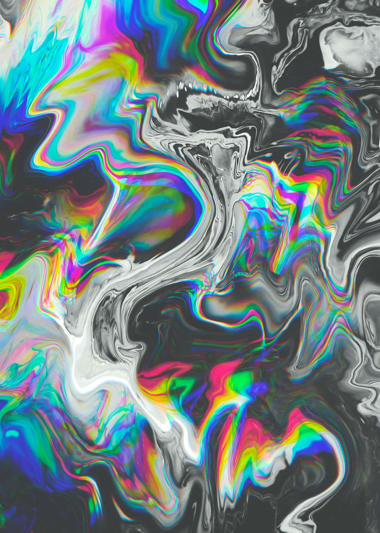 Trippy Art, neon colors, fluid motion, HD Phone Wallpaper