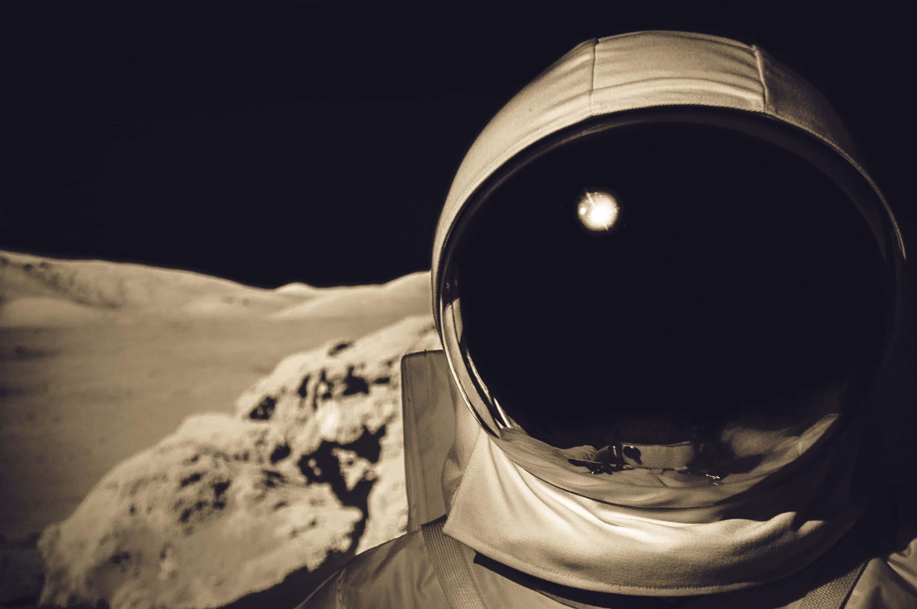 trippy astronaut, intergalactic dreamscape, glowing orb, 2K Desktop Wallpaper