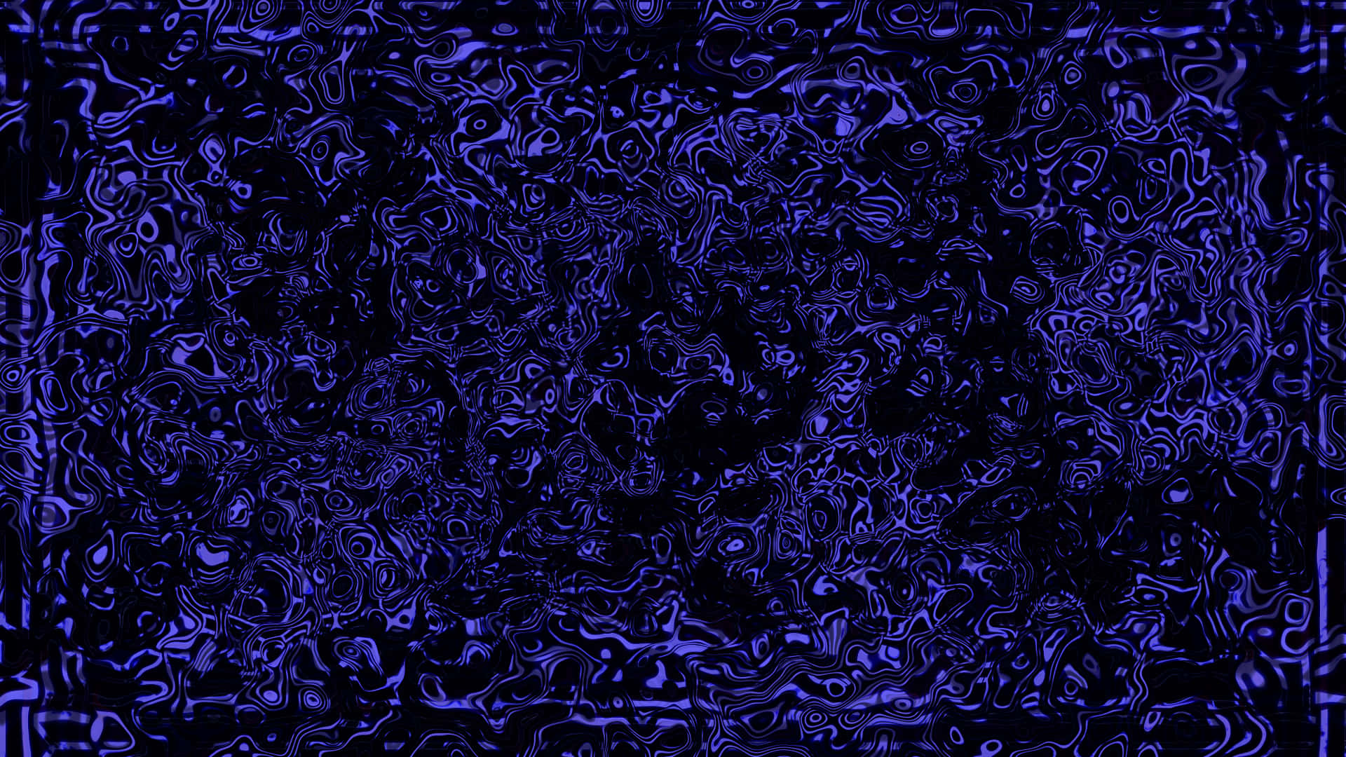 Trippy Blue, glowing blue swirls, black background, Full HD Desktop Wallpaper