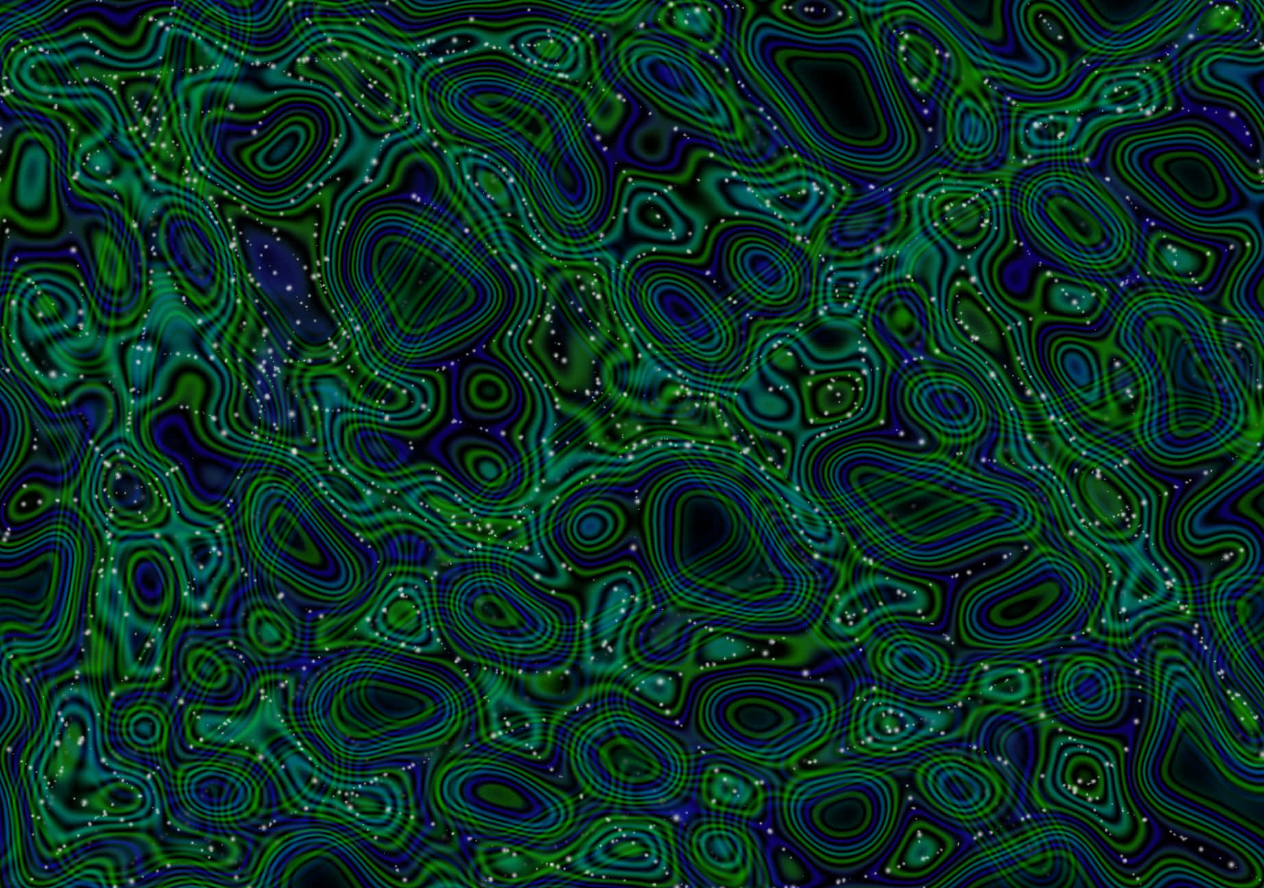 Trippy Blue, surreal, psychedelic blue world, HD Desktop Wallpaper