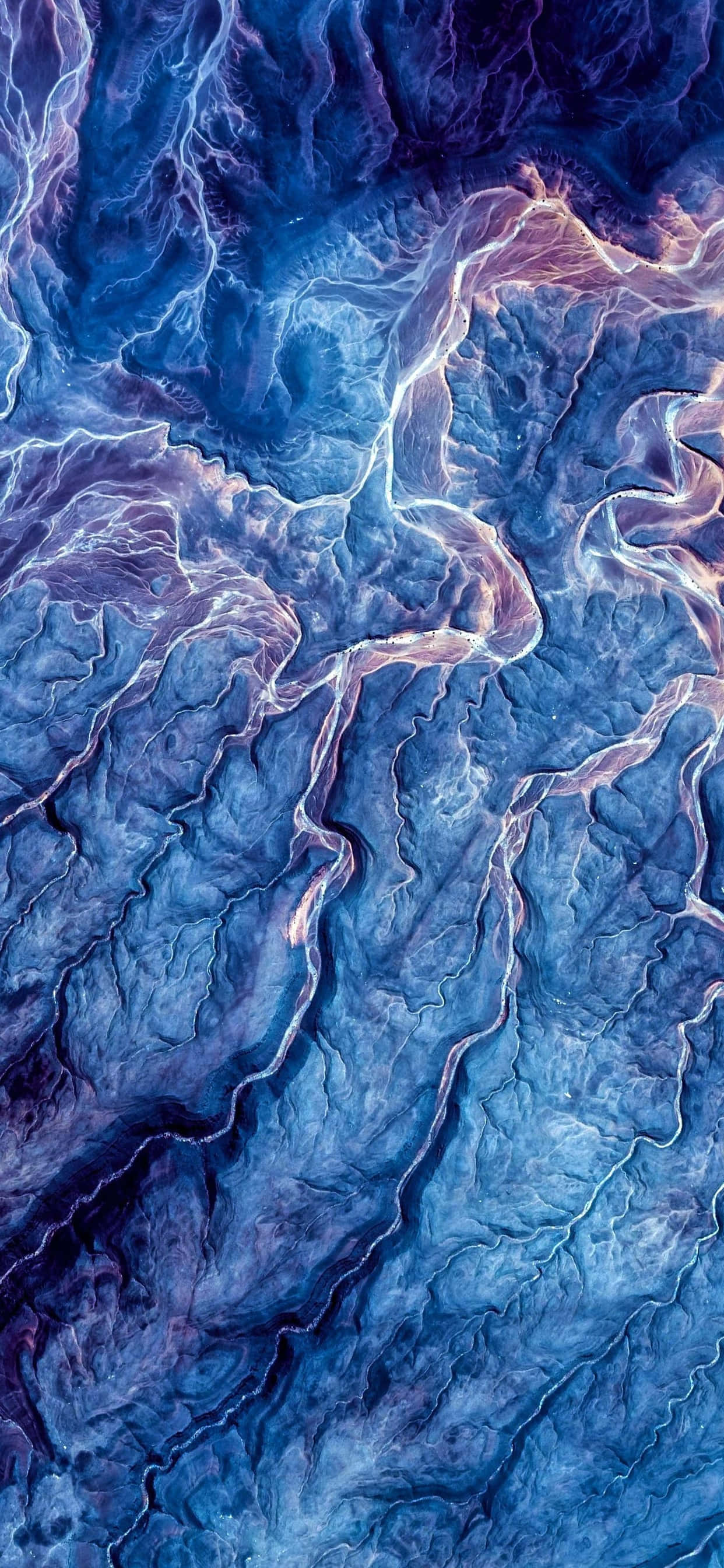 cosmic nebula, deep blues, glowing purples, 2K Phone Wallpaper