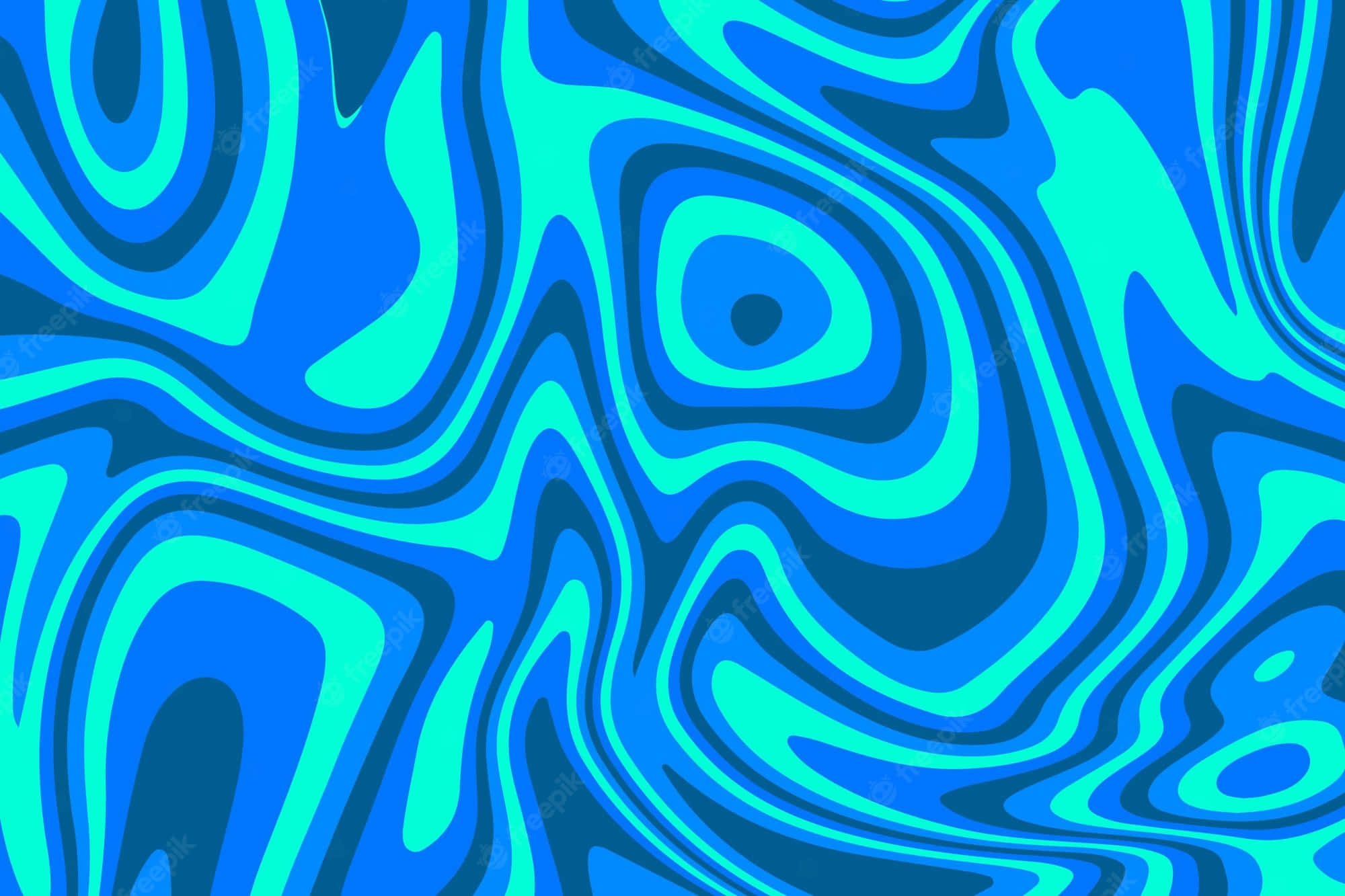 Trippy Blue, vibrant blue, teal, Full HD Desktop Wallpaper