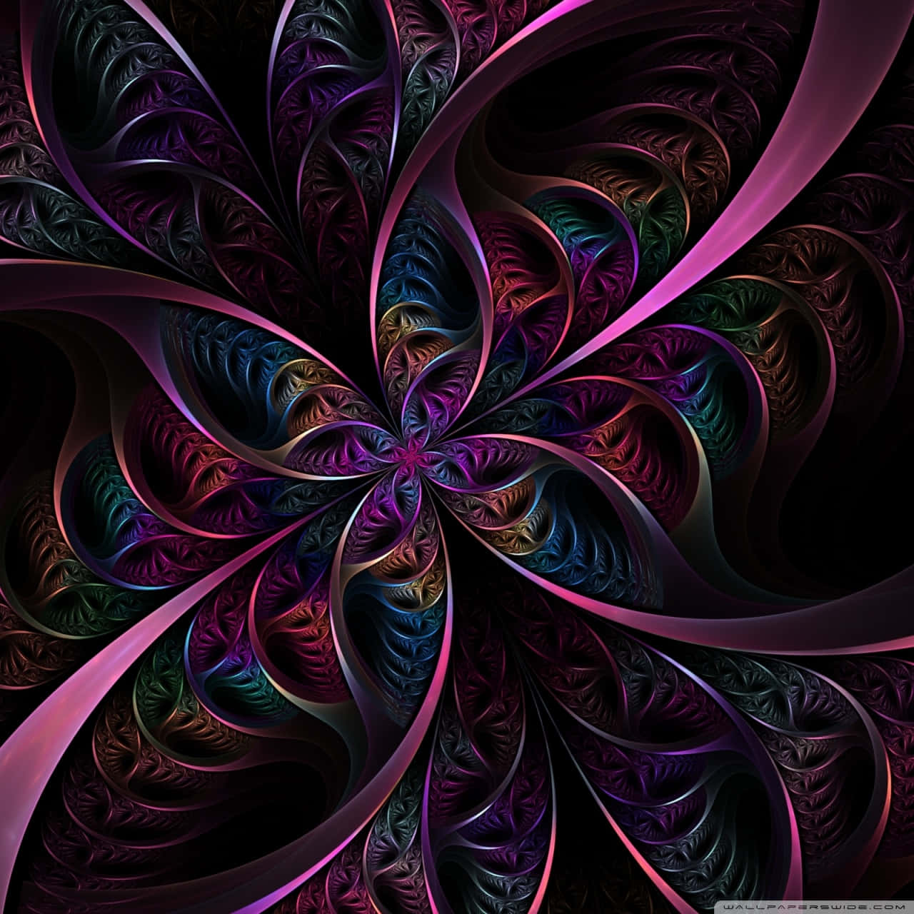 Trippy Galaxy, magenta, teal, HD Desktop Wallpaper