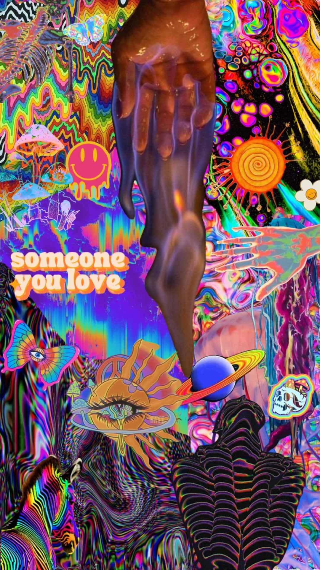 Trippy, Psychedelic Art, i Phone, Full HD Phone Wallpaper