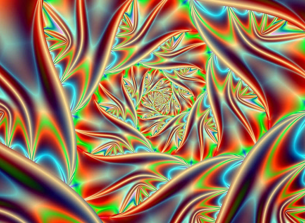 Trippy Neon Lights, neon hues, red green and blue, SD Desktop Wallpaper