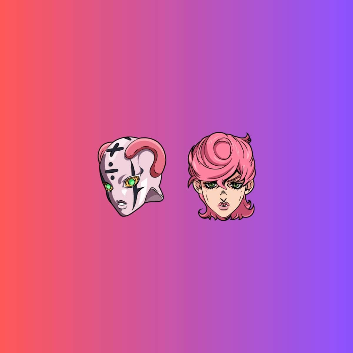 Trish Una, anime-style, masked, SD Desktop Wallpaper