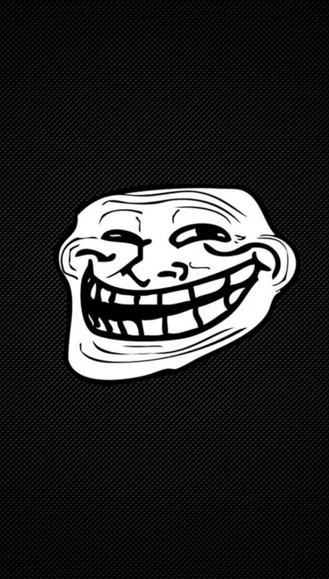 Troll Face, white troll face, wide grin, HD Phone Wallpaper
