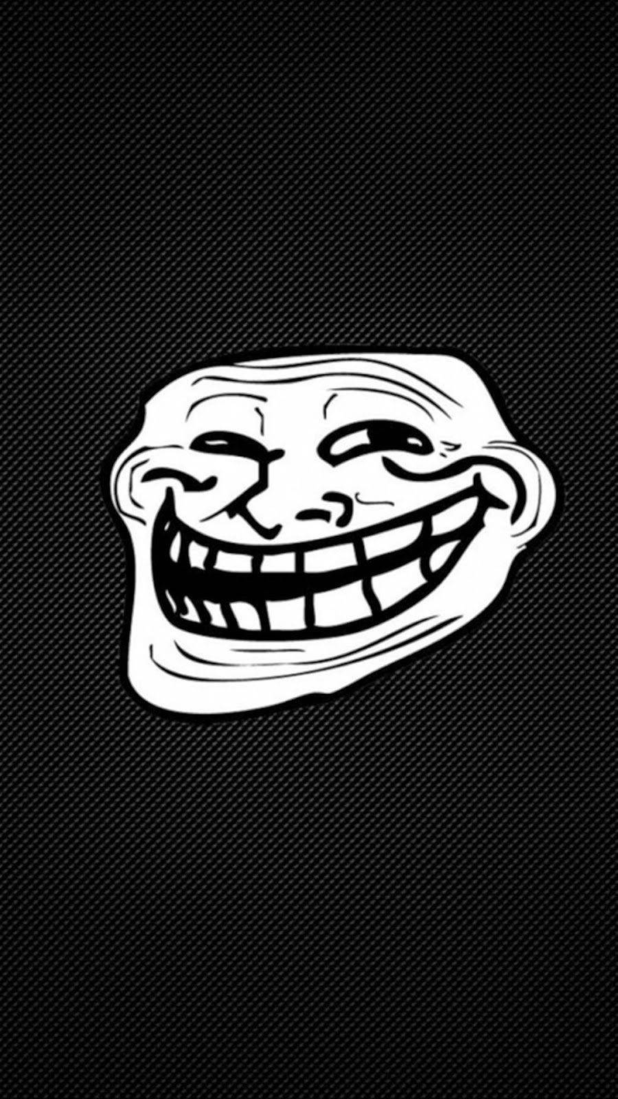 Troll Face, white troll face, wide grin, HD Phone Wallpaper