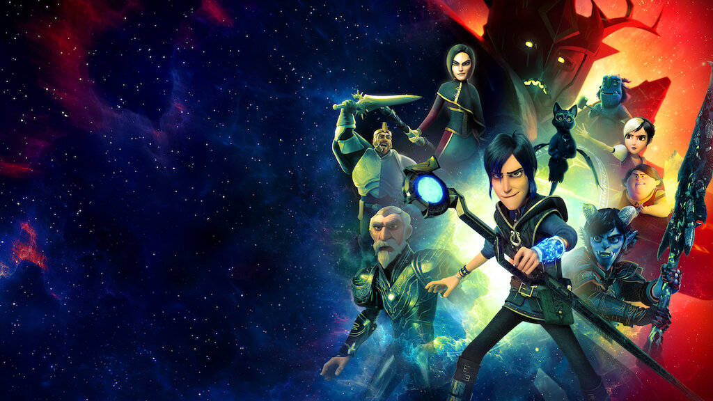 Trollhunters: Tales of Arcadia, final series, glowing weapons, SD Desktop Wallpaper