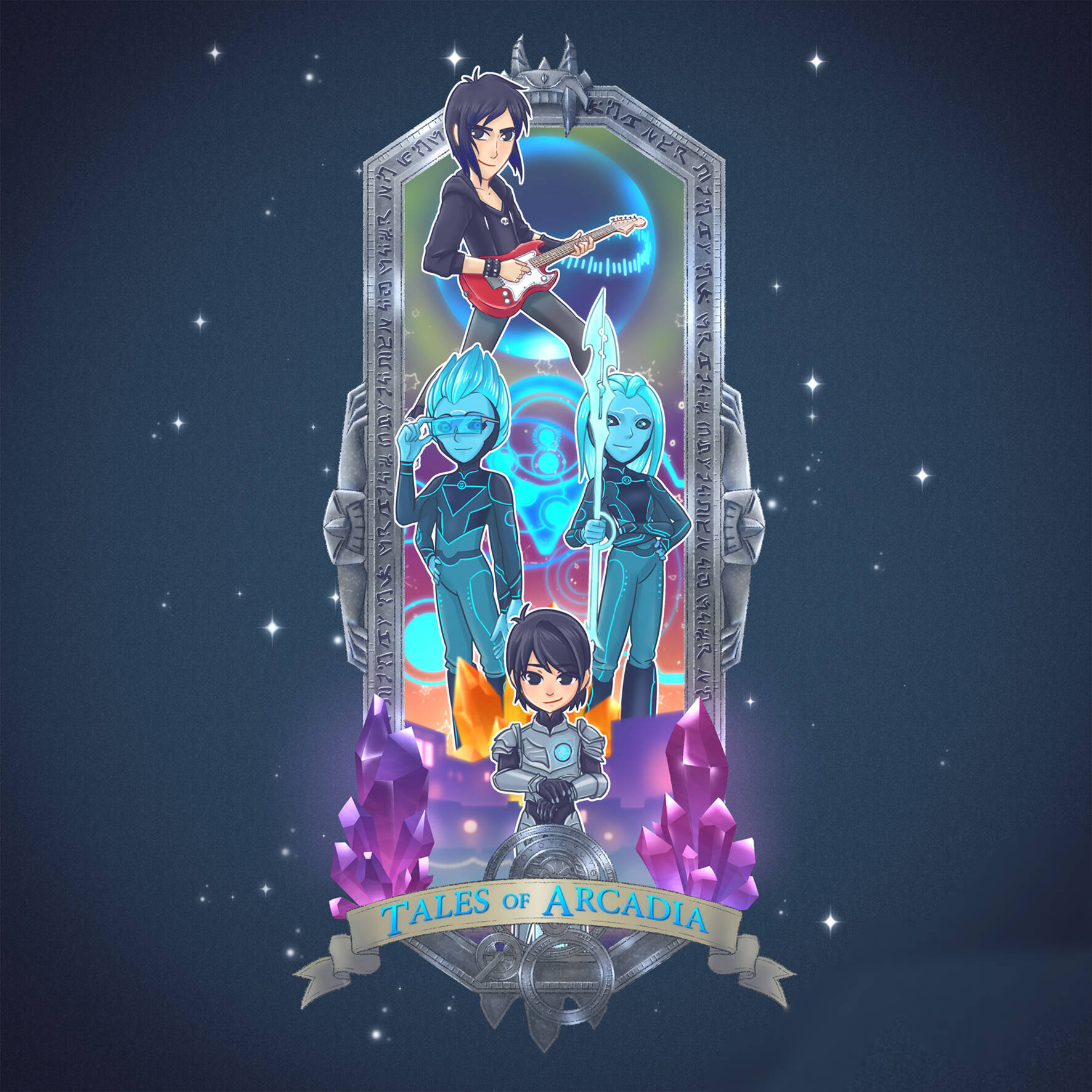 Trollhunters Tales of Arcadia, anime characters, futuristic armor, HD Desktop Wallpaper