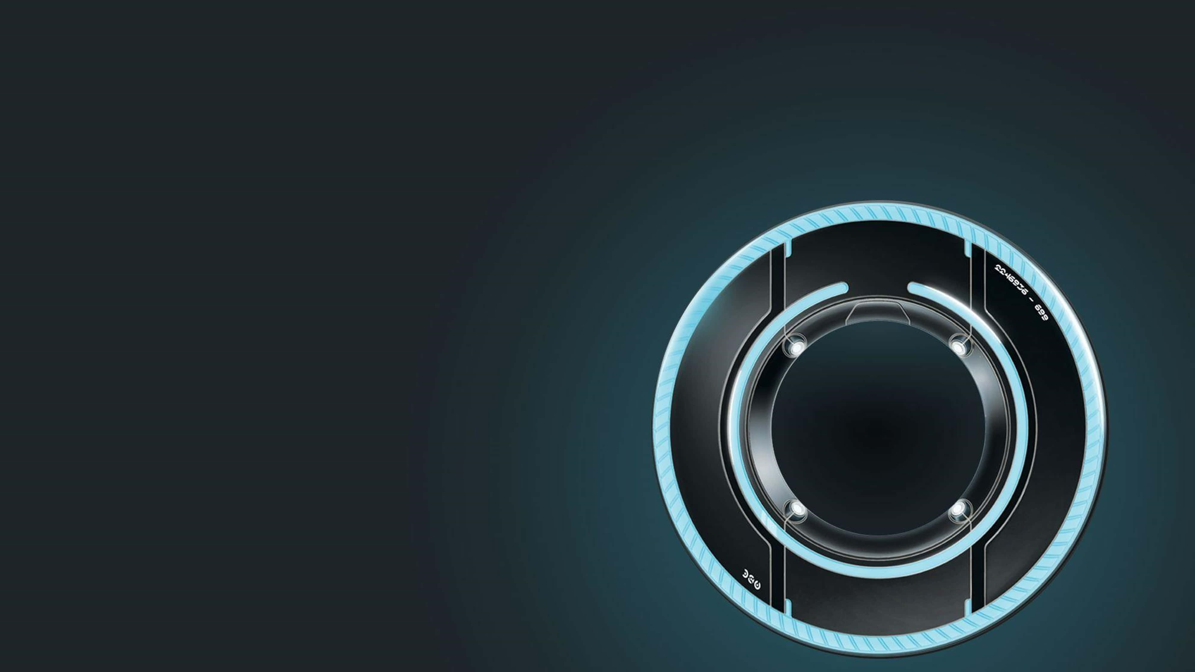 Tron 4K, blue circle, blue light, 4K Desktop Wallpaper