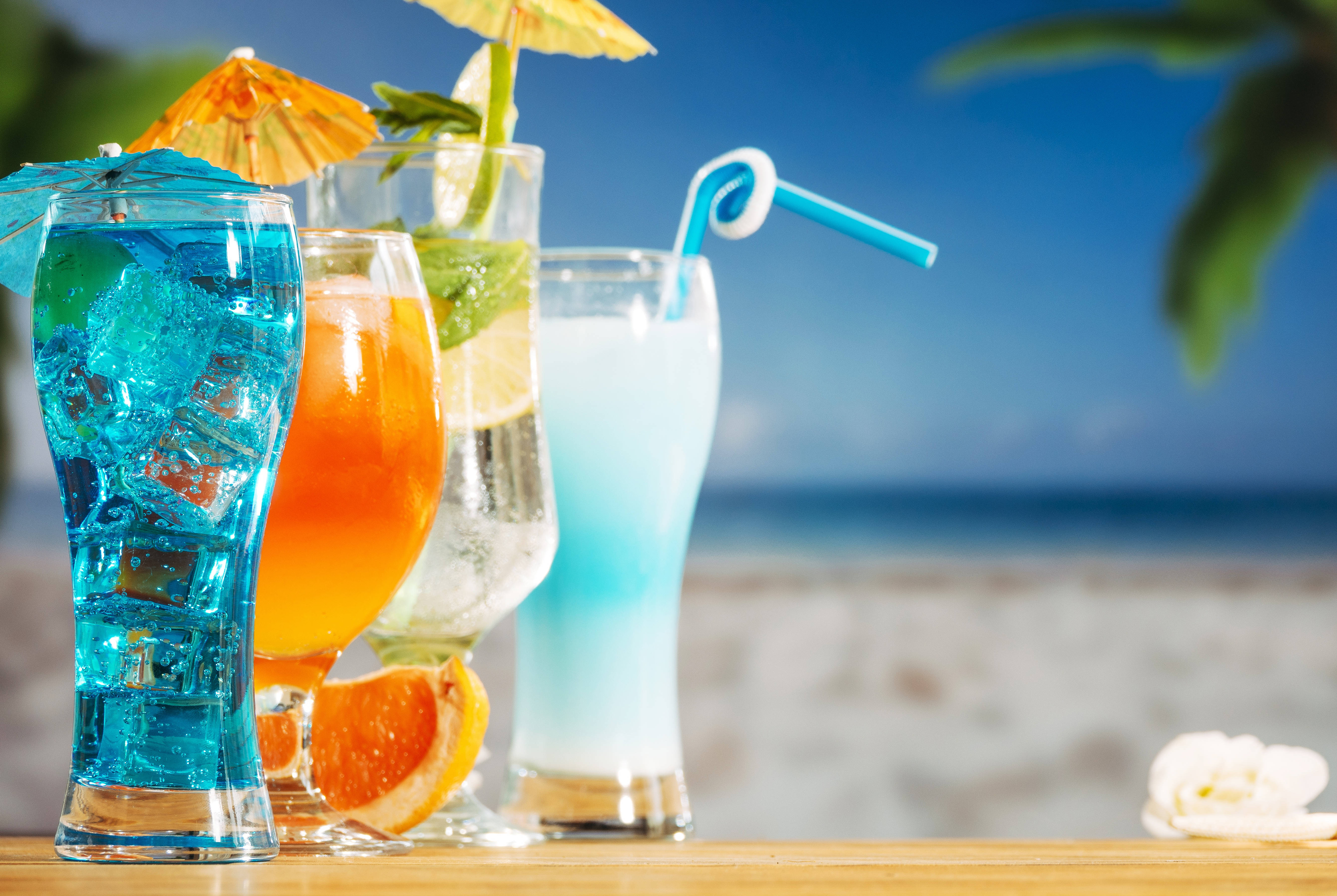 quadruple zesty tropical drinks, zesty tropical drinks, tropical cocktails, 5K Desktop Wallpaper