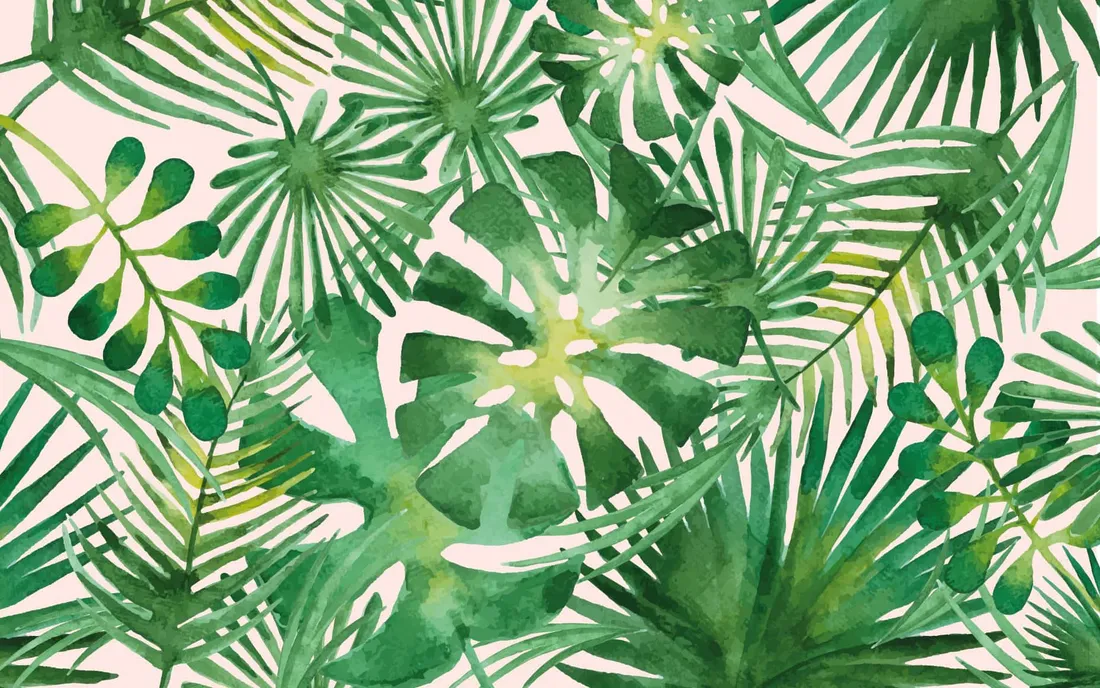 Tropical Leaves Desktop