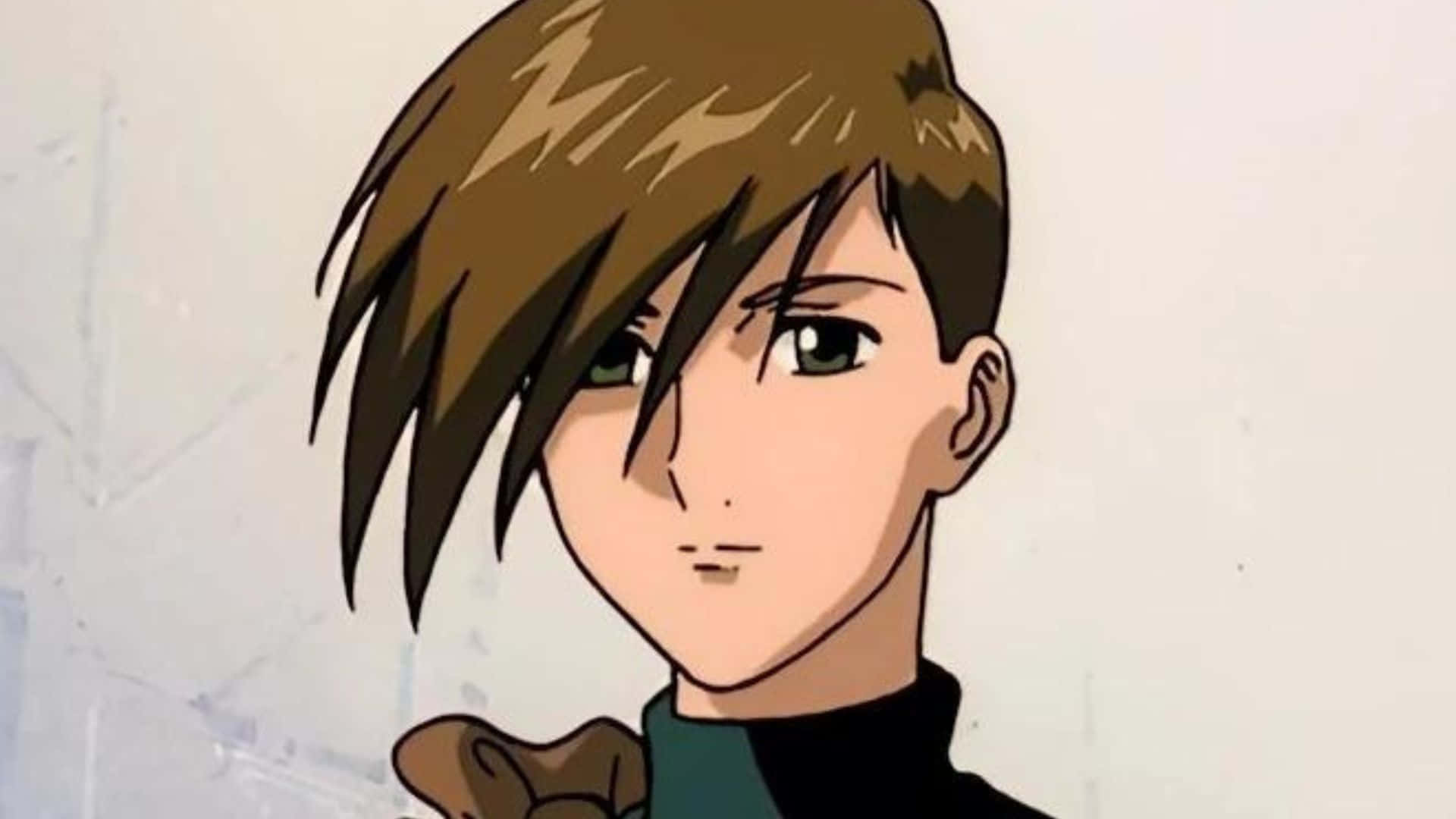 Trowa Barton, spiky brown hair, green eyes, Full HD Desktop Wallpaper