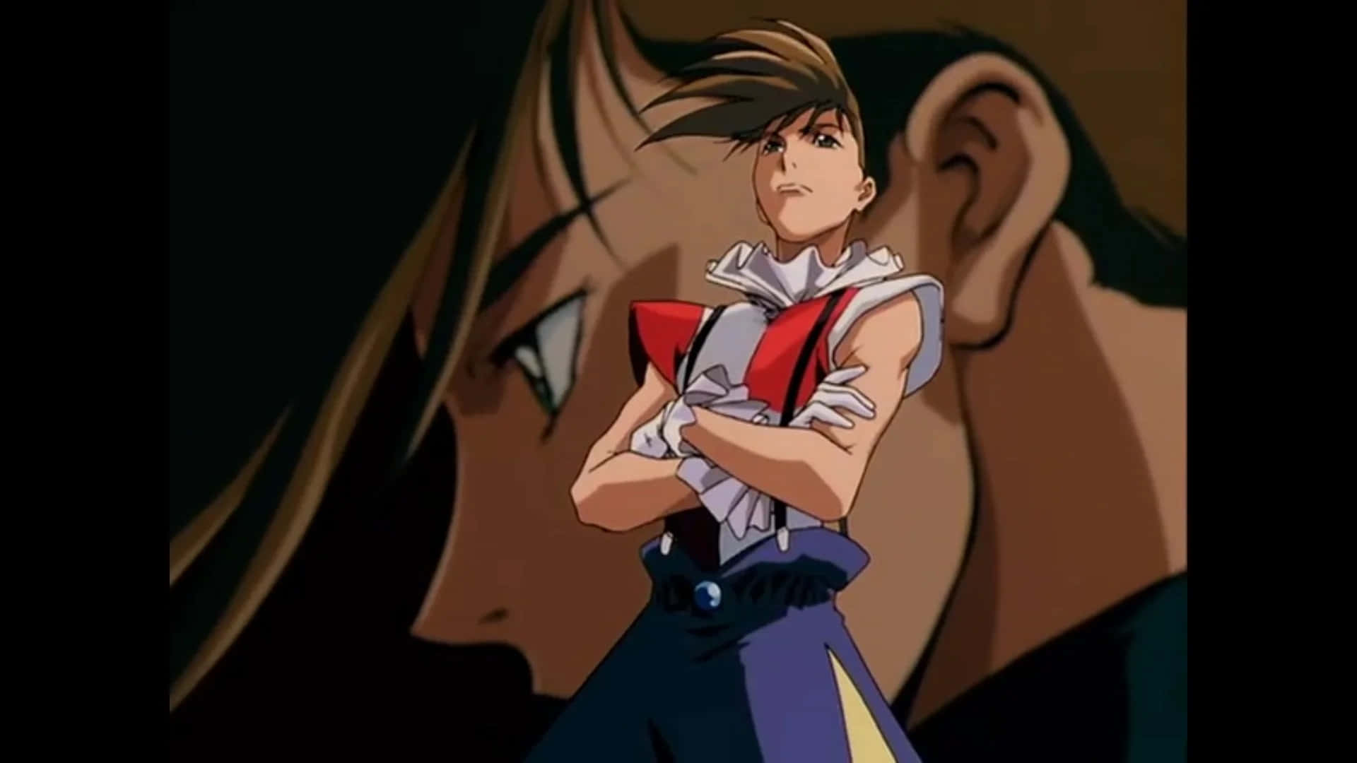 Trowa Barton, anime male character, spiky hair, Full HD Desktop Wallpaper