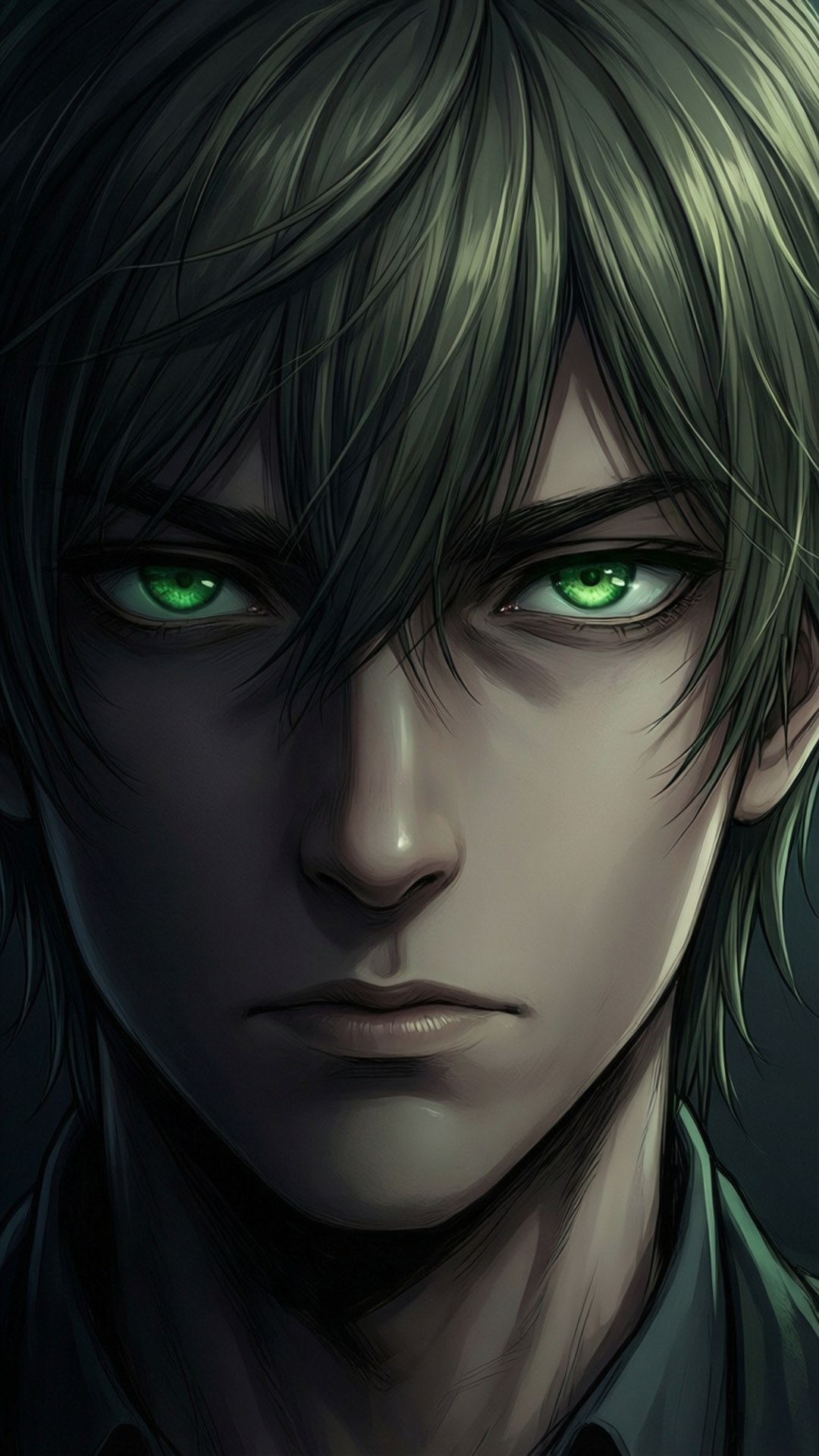 Trowa Barton, Close-up portrait, Mysterious Gaze, Full HD Phone Wallpaper