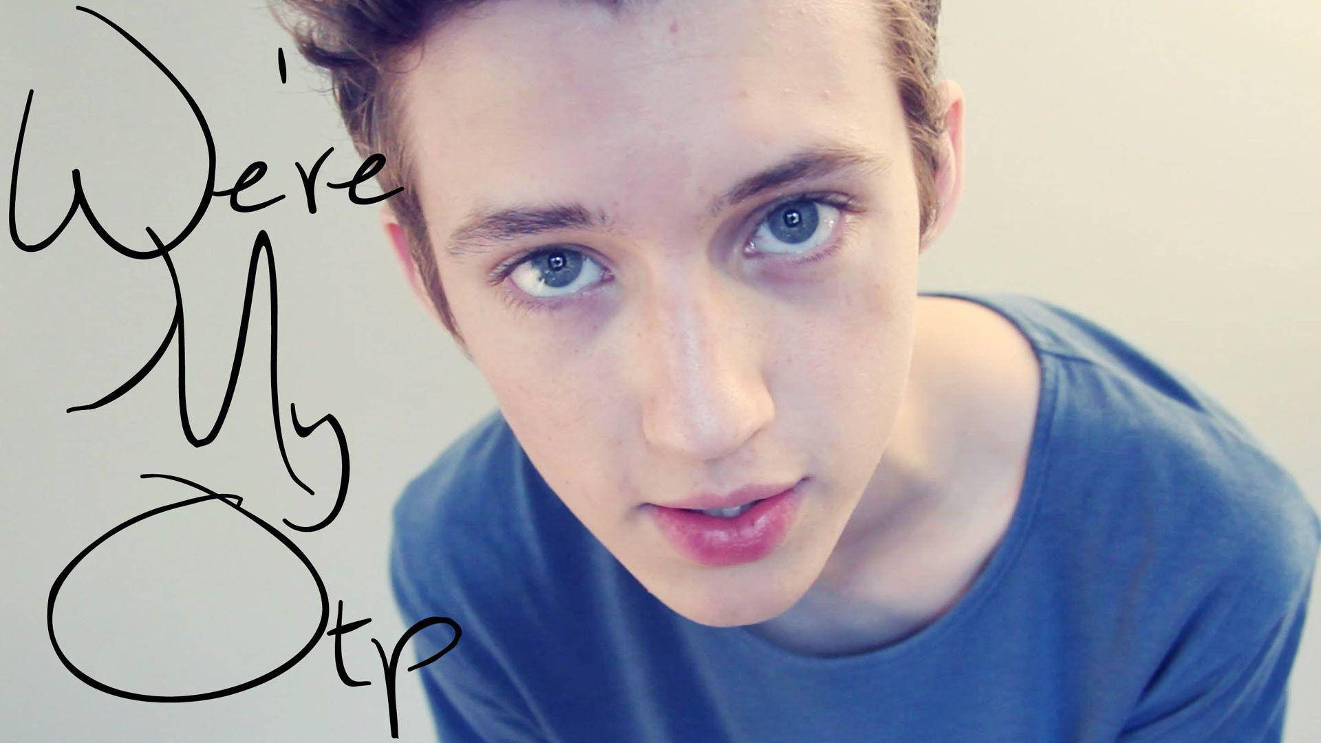 Troye Sivan, baby face, blue eyes, Full HD Desktop Wallpaper