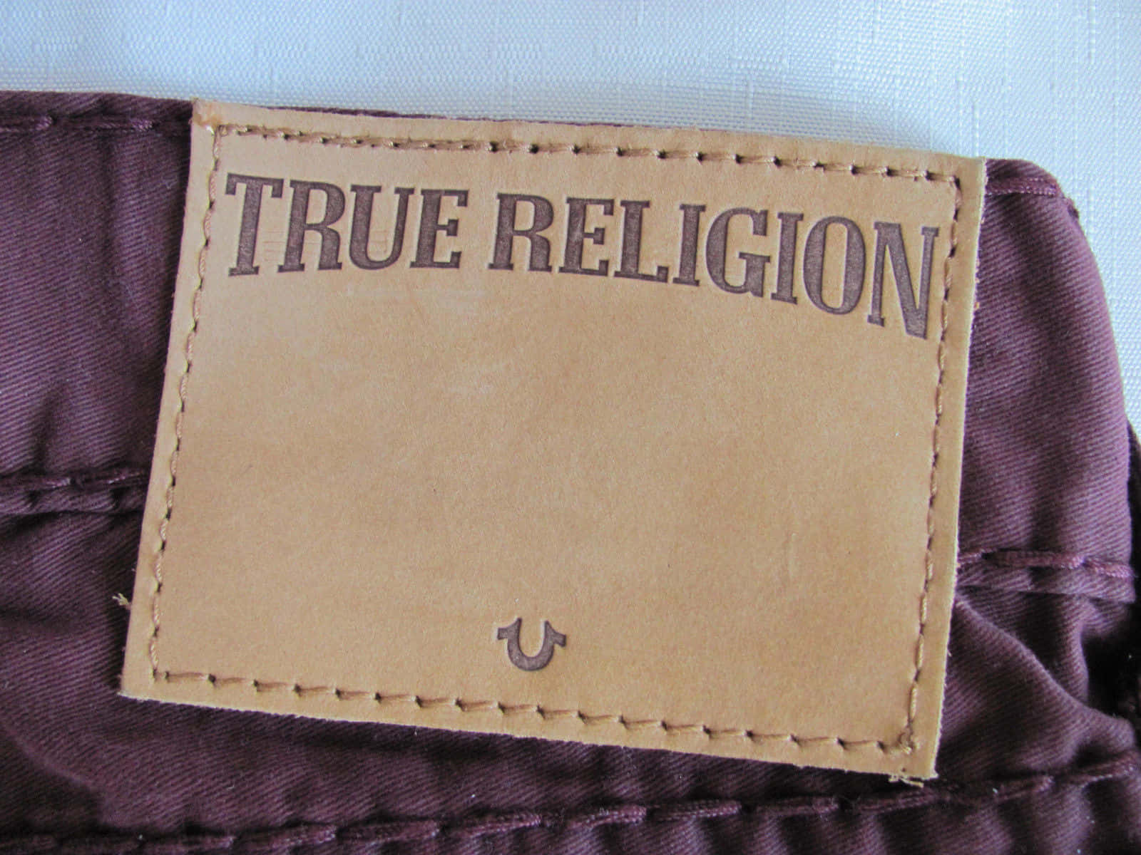 True Religion, tan leather, maroon denim, HD Desktop Wallpaper