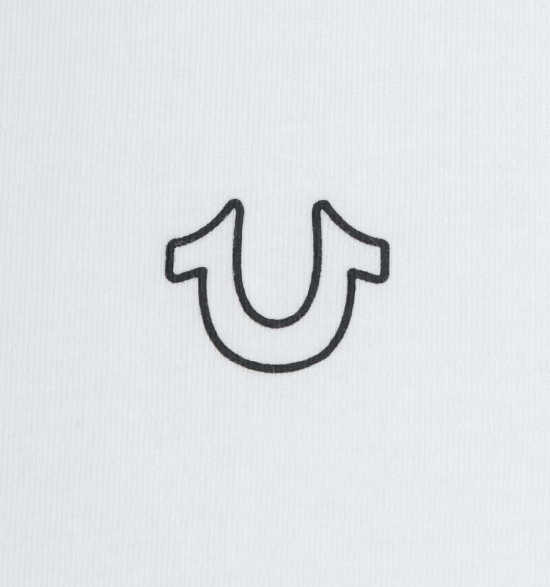 True Religion, white t-shirt, U logo, SD Phone Wallpaper
