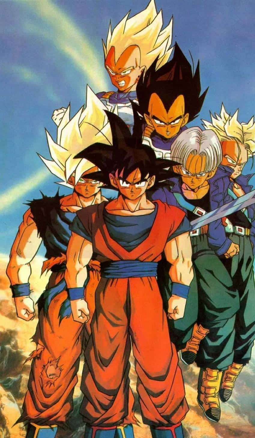 Trunks Phone, anime warriors, spiky hair, HD Phone Wallpaper
