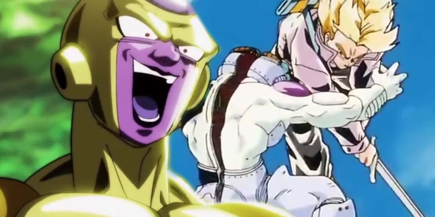Trunks, Frieza, spiky-haired warrior, HD Desktop Wallpaper