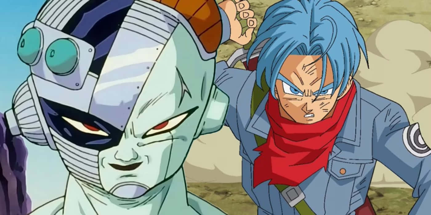 Trunks, Frieza, metallic helmet, HD Desktop Wallpaper